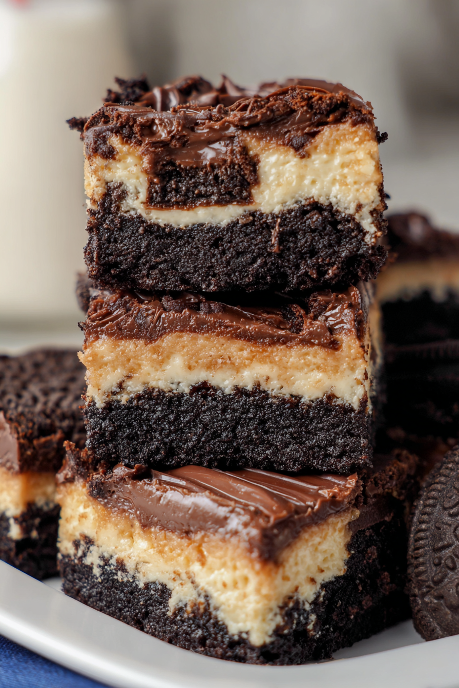 Brownie Cheesecake Bars image 2