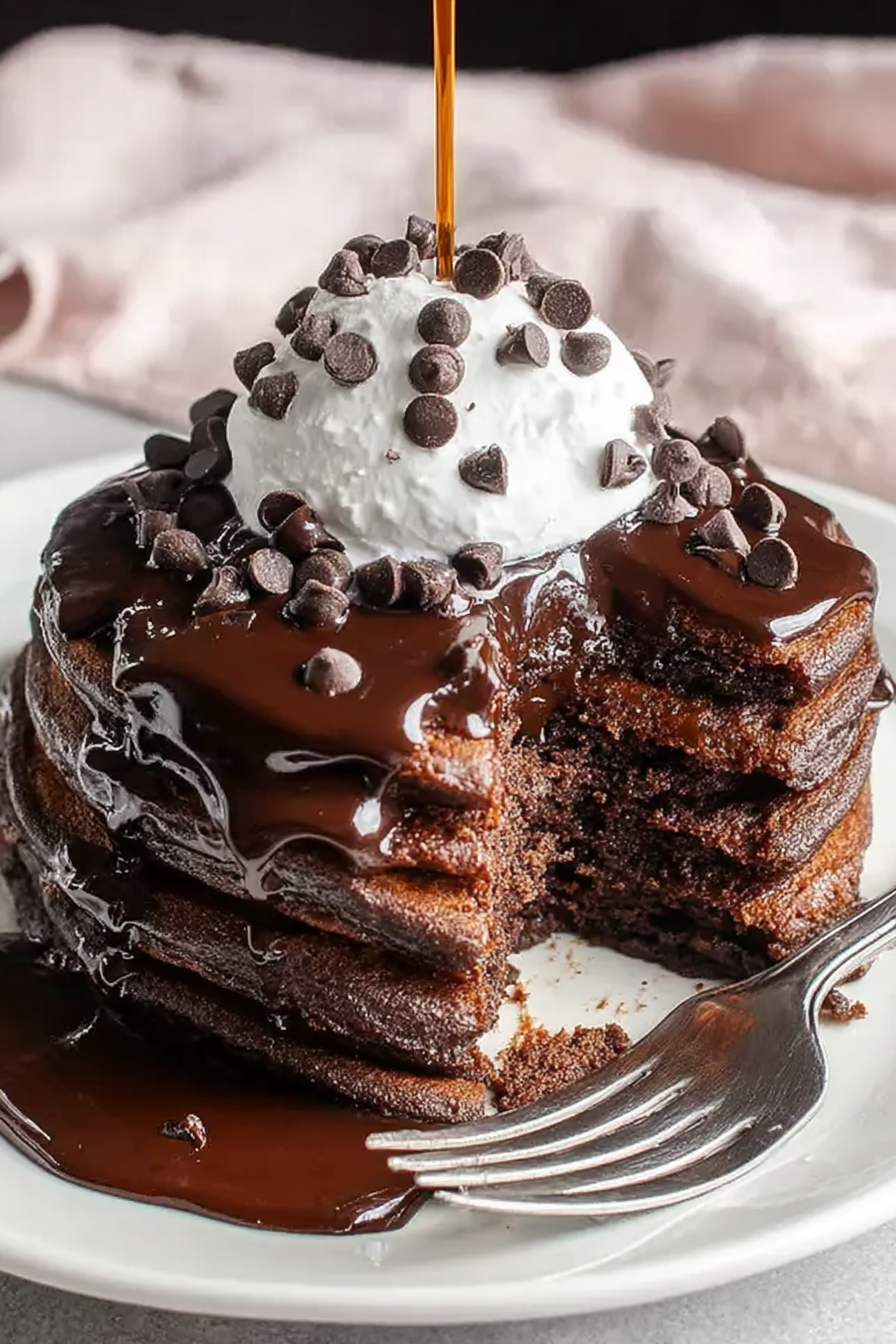 Irresistibly Delicious Chocolate Pancakes image 2