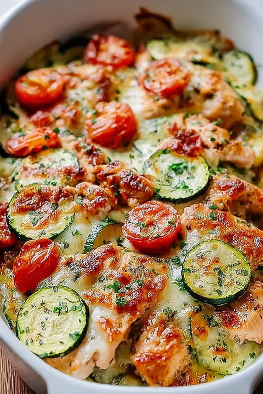 Mediterranean Chicken Zucchini Bake – Healthy, Flavorful & Easy! image 2