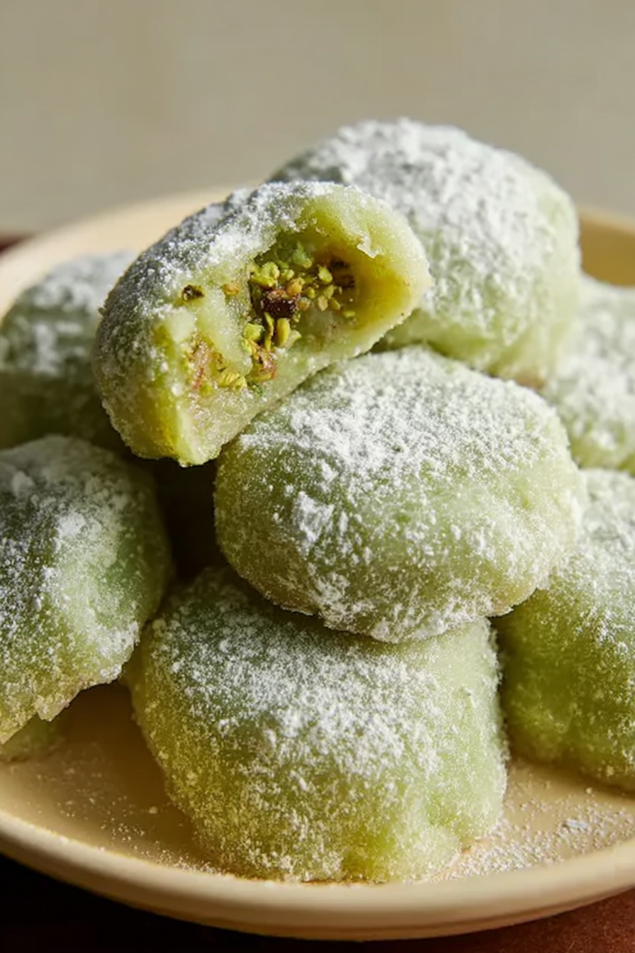 Pistachio Wedding Cookies image 2