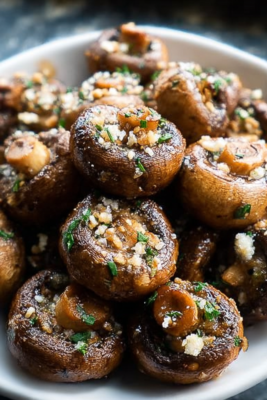 Garlicky Oven Roasted Mushrooms image 2