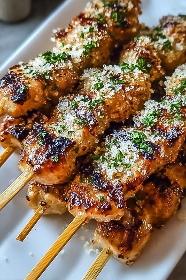 Grilled Garlic Parmesan Chicken Skewers: A Delicious and Easy Recipe for Your Next BBQ image 2