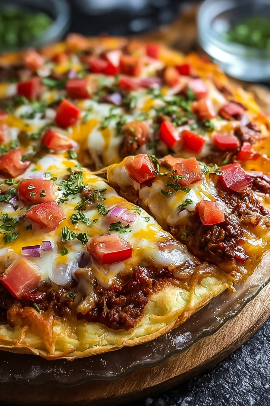 Homemade Mexican Pizza image 2