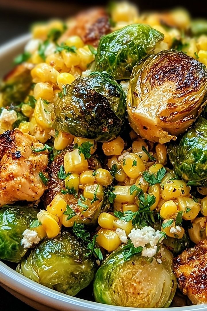 Mexican Street Corn Brussels Sprouts image 2