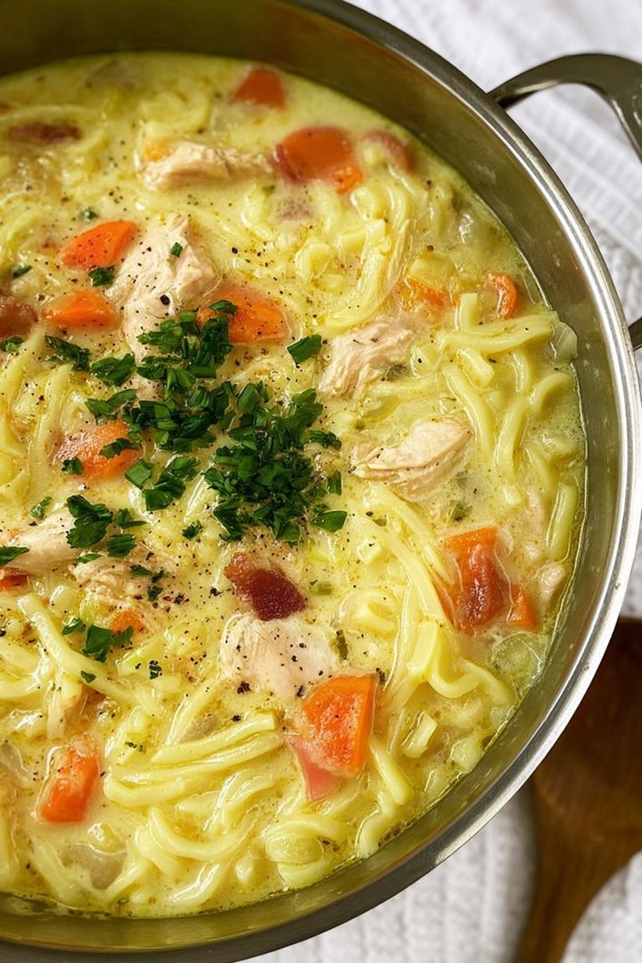 Crack Chicken Noodle Soup image 2