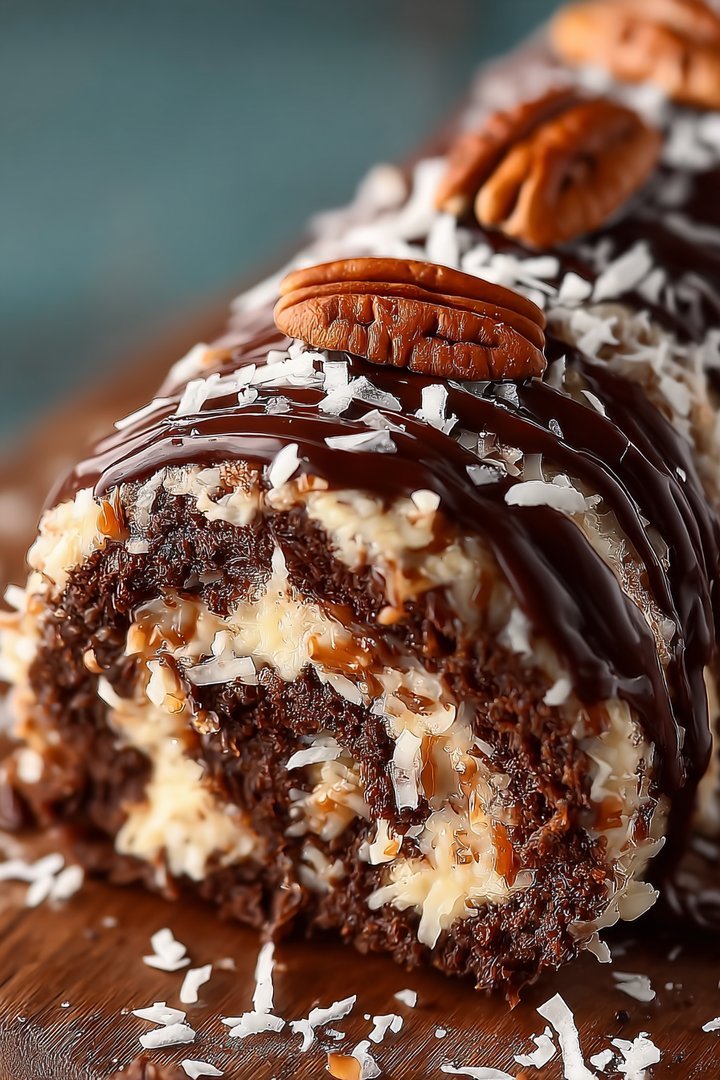 German Chocolate Cake Roll: Discover This Decadent Recipe! image 2