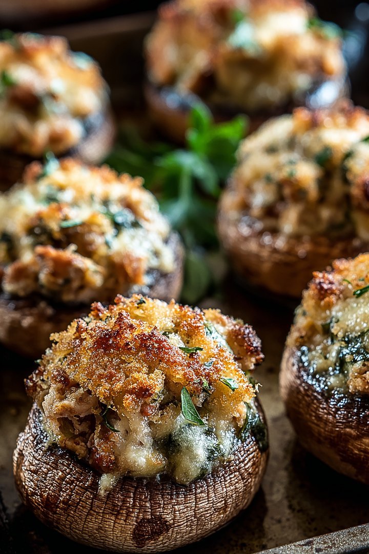 Olive Garden Stuffed Mushrooms image 2