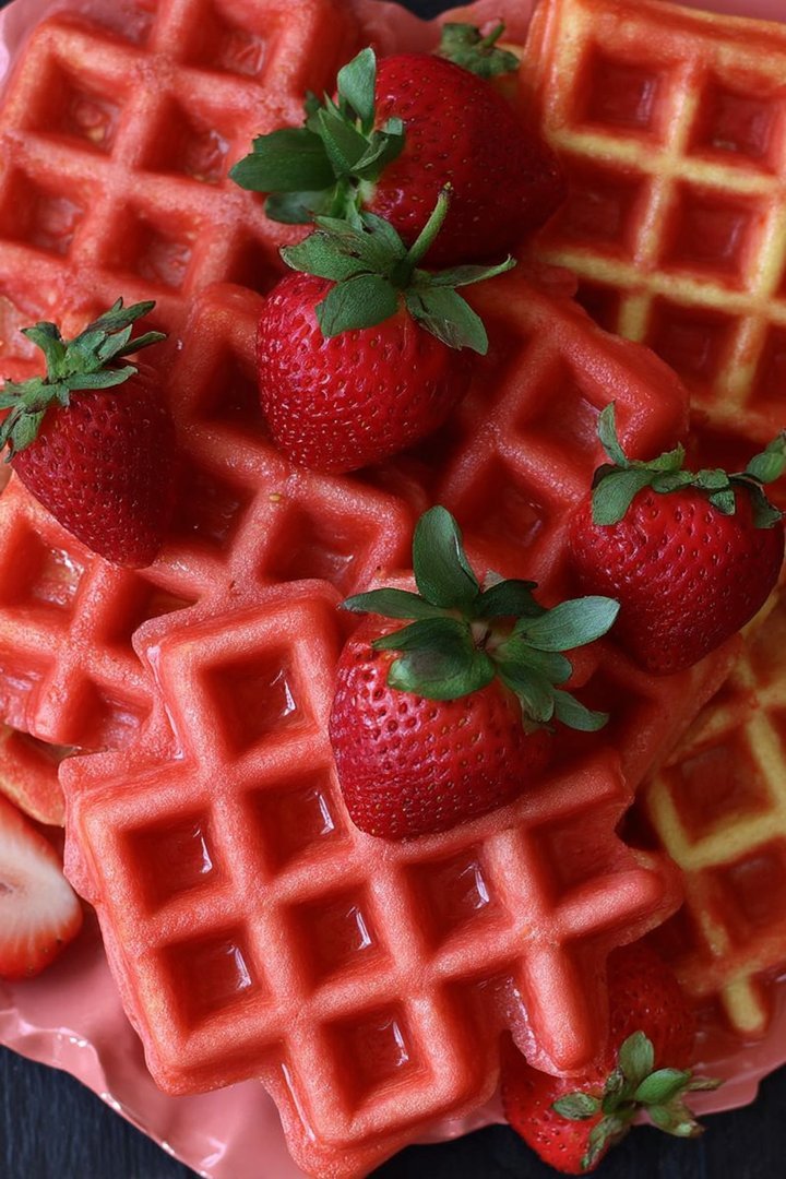 Strawberry Waffles Recipe image 2