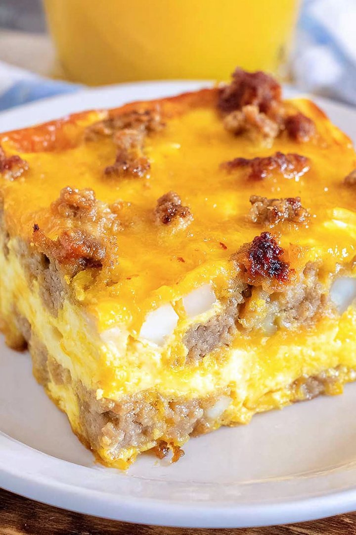 chicken sausage breakfast casserole image 2